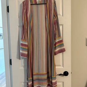 Lightweight duster cardigan